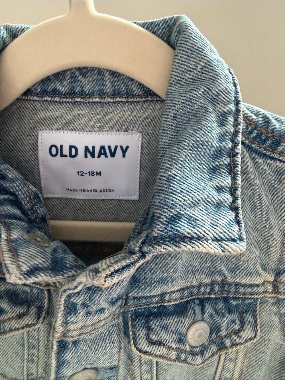 Old Navy Light Blue Kids Denim Jacket